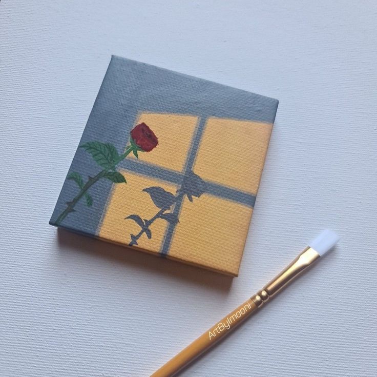 Simple Rose by a Window