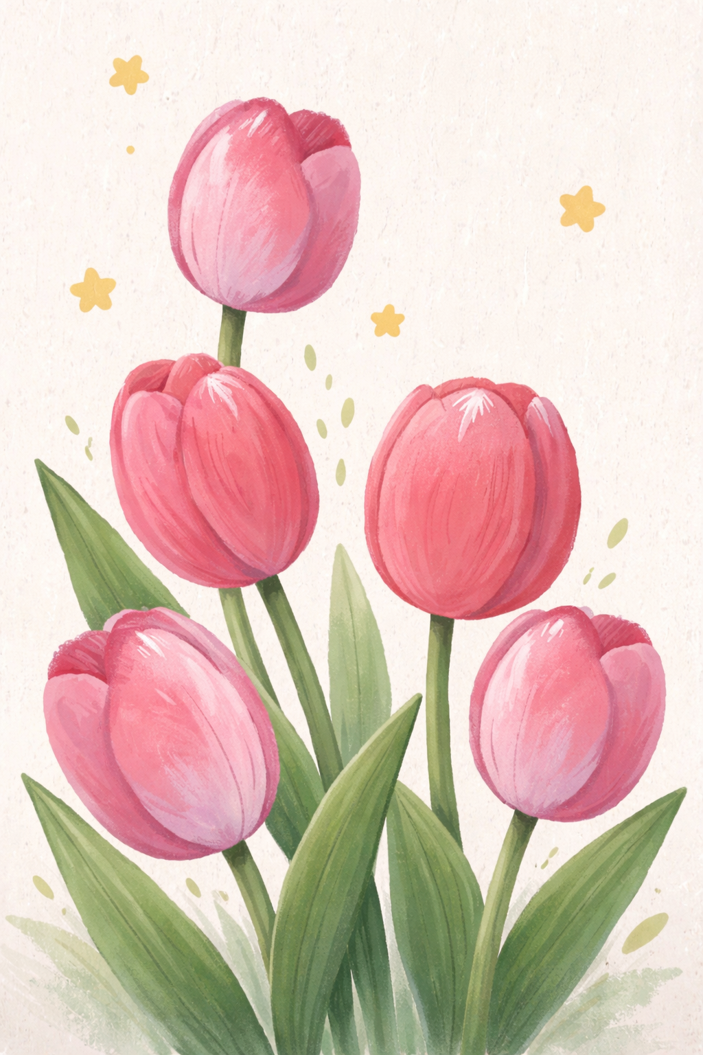 Charming Pink Tulip Bouquet in Bloom