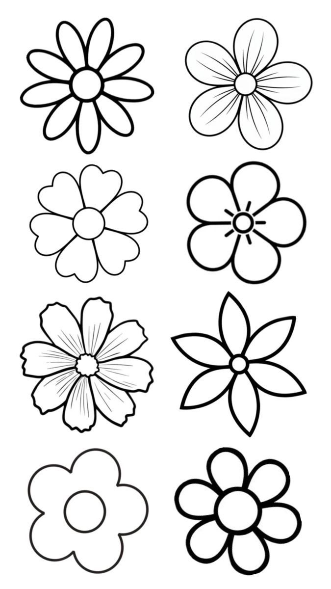 Cute Collection of Simple Floral Designs