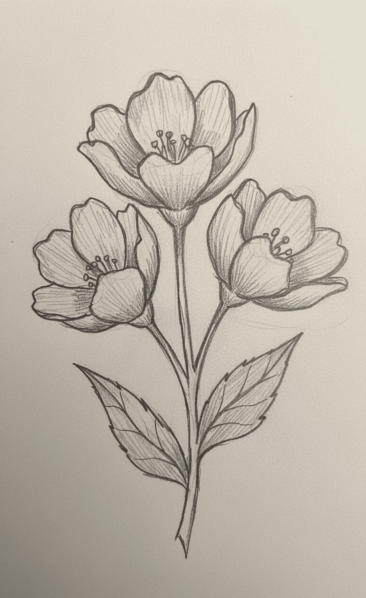 Elegant Blossom Bouquet with Leaves