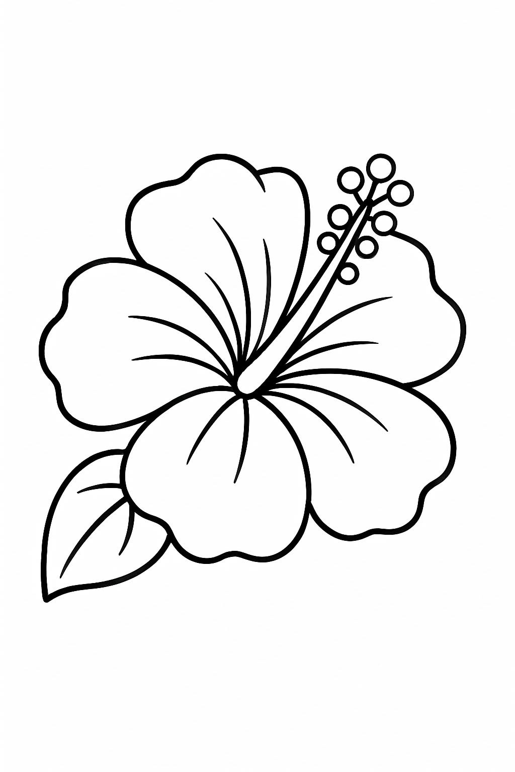 Elegant Hibiscus Blossom in Bloom