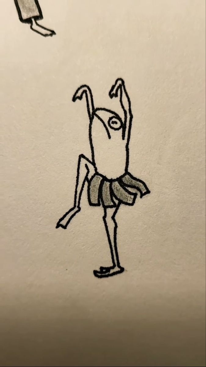 Ballerina Frog Tipping on One Leg