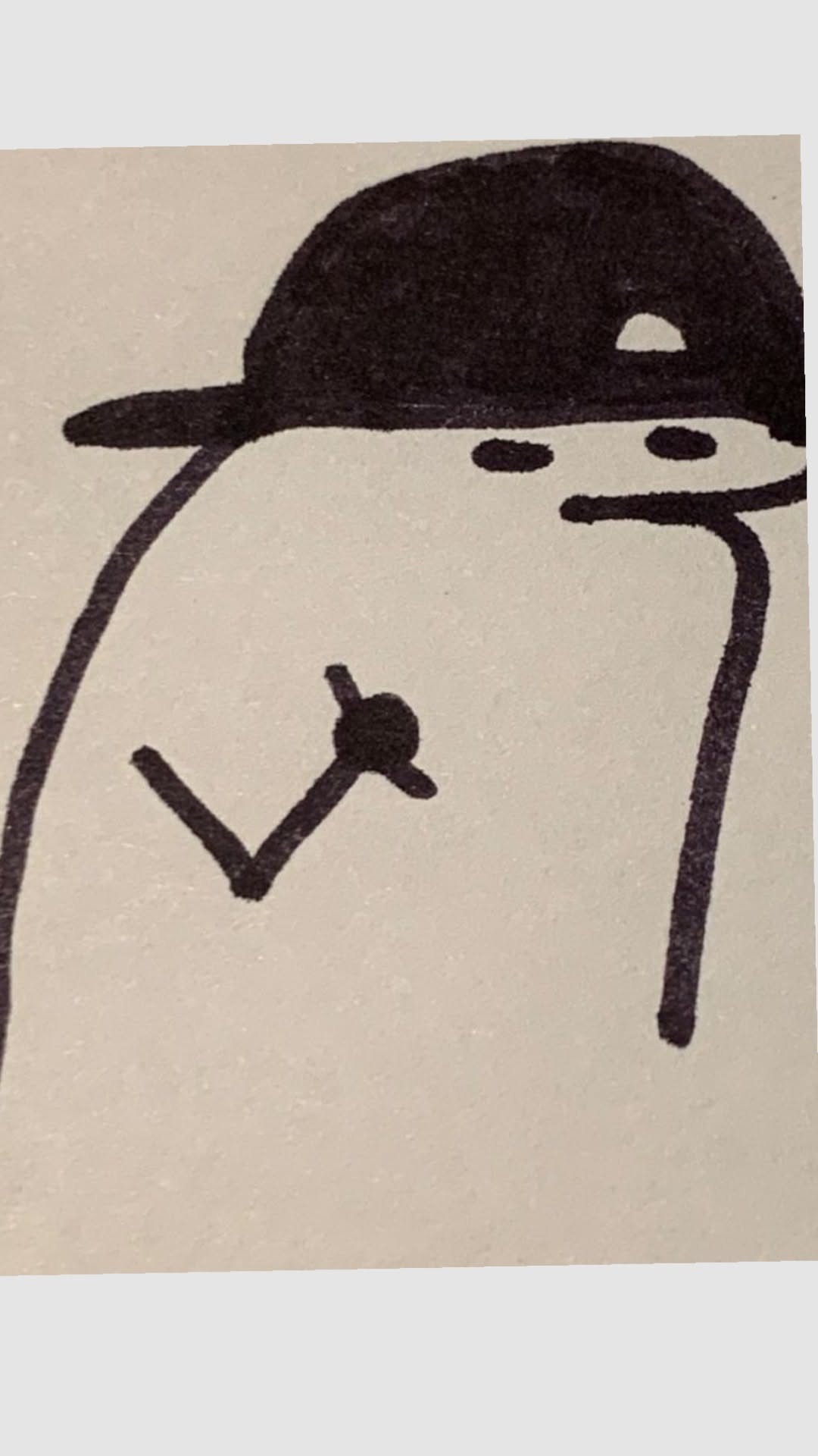 Cool Ghost Wearing a Hat