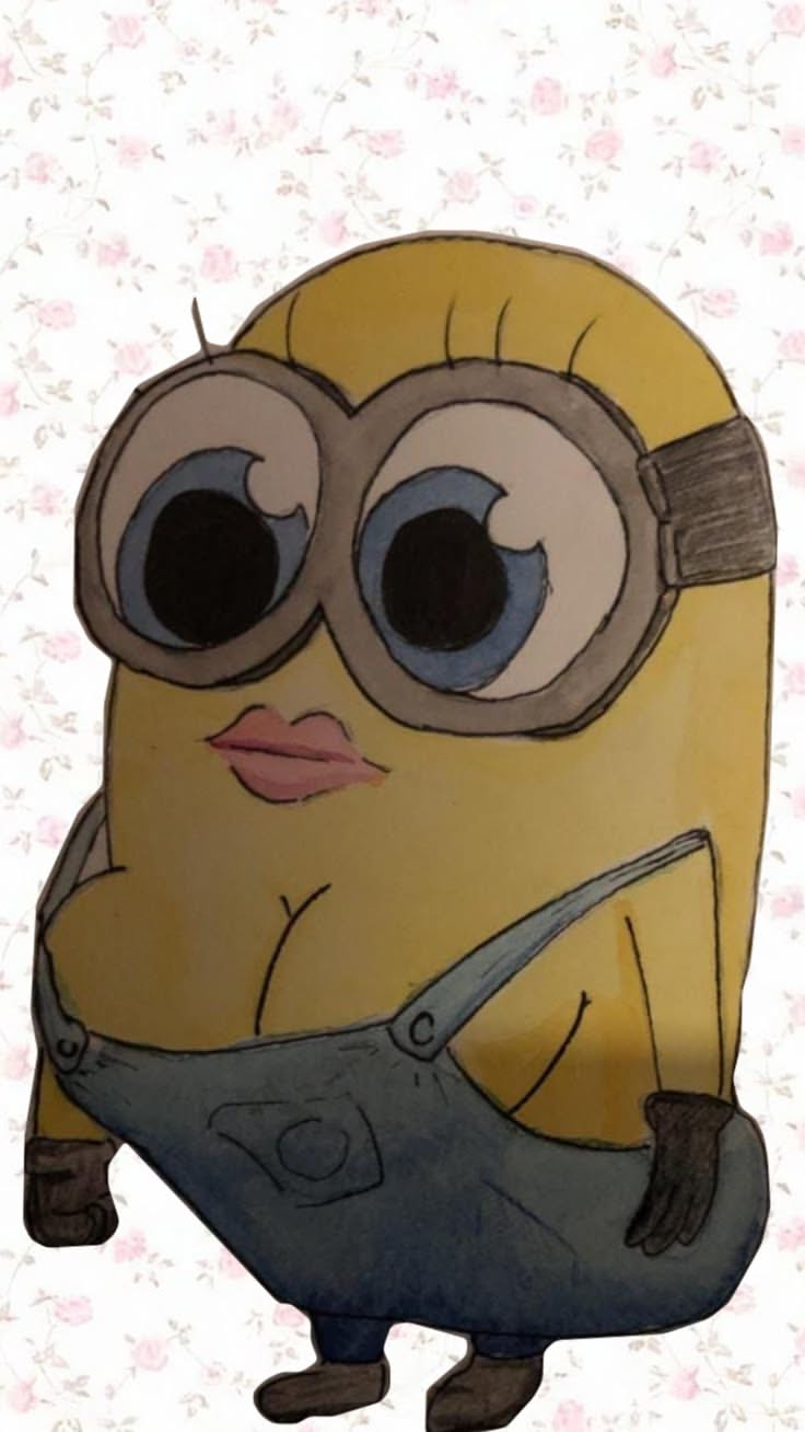 Glamorous Minion with Big Eyes