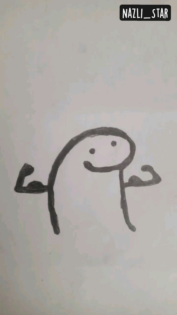 Happy Worm Flexing Muscles