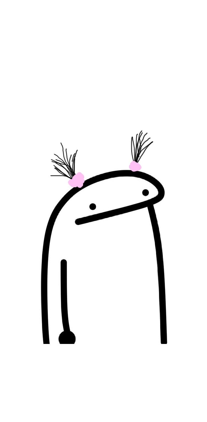 Quirky Character with Pigtails