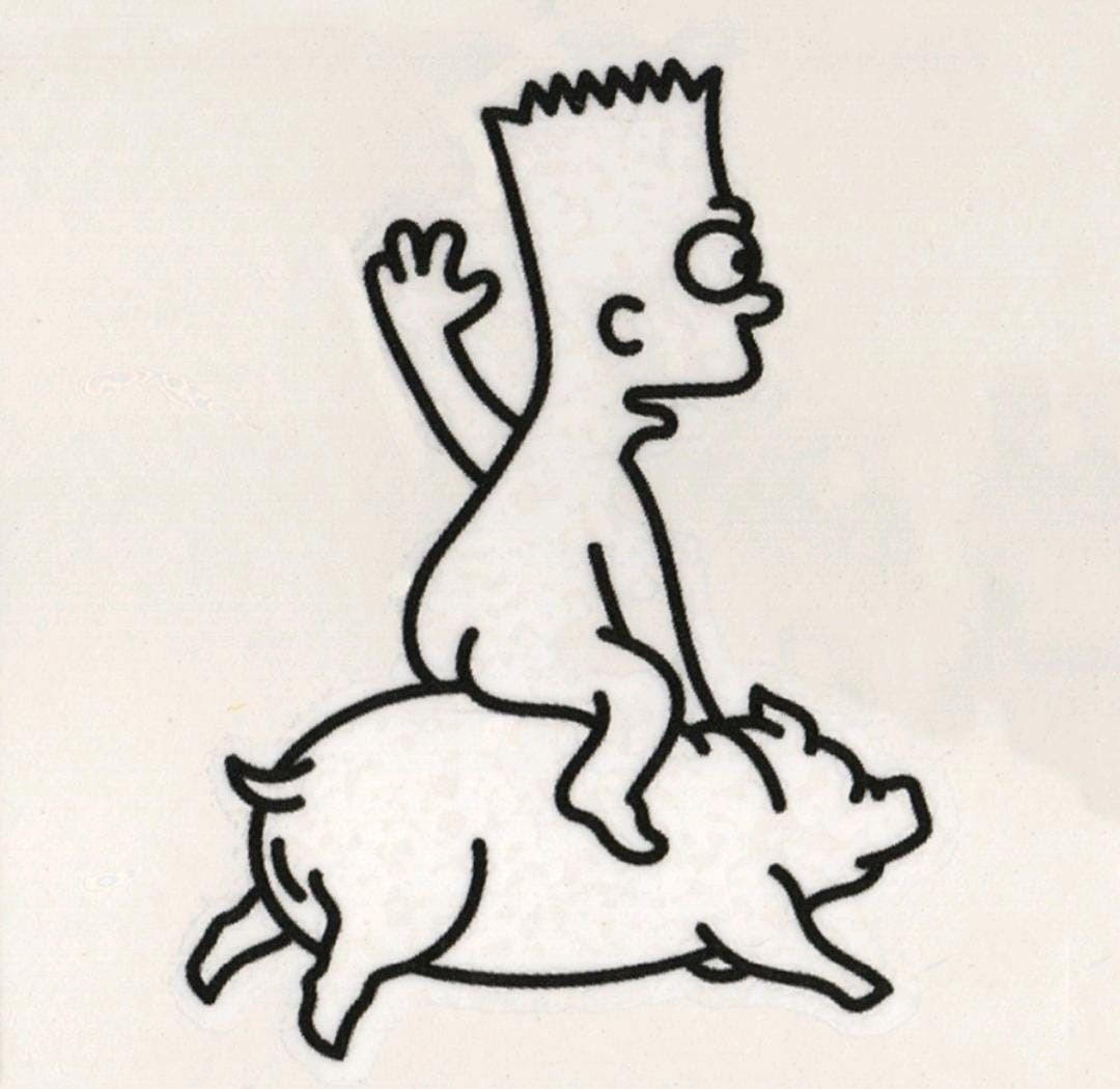 Silly Kid Riding a Pig