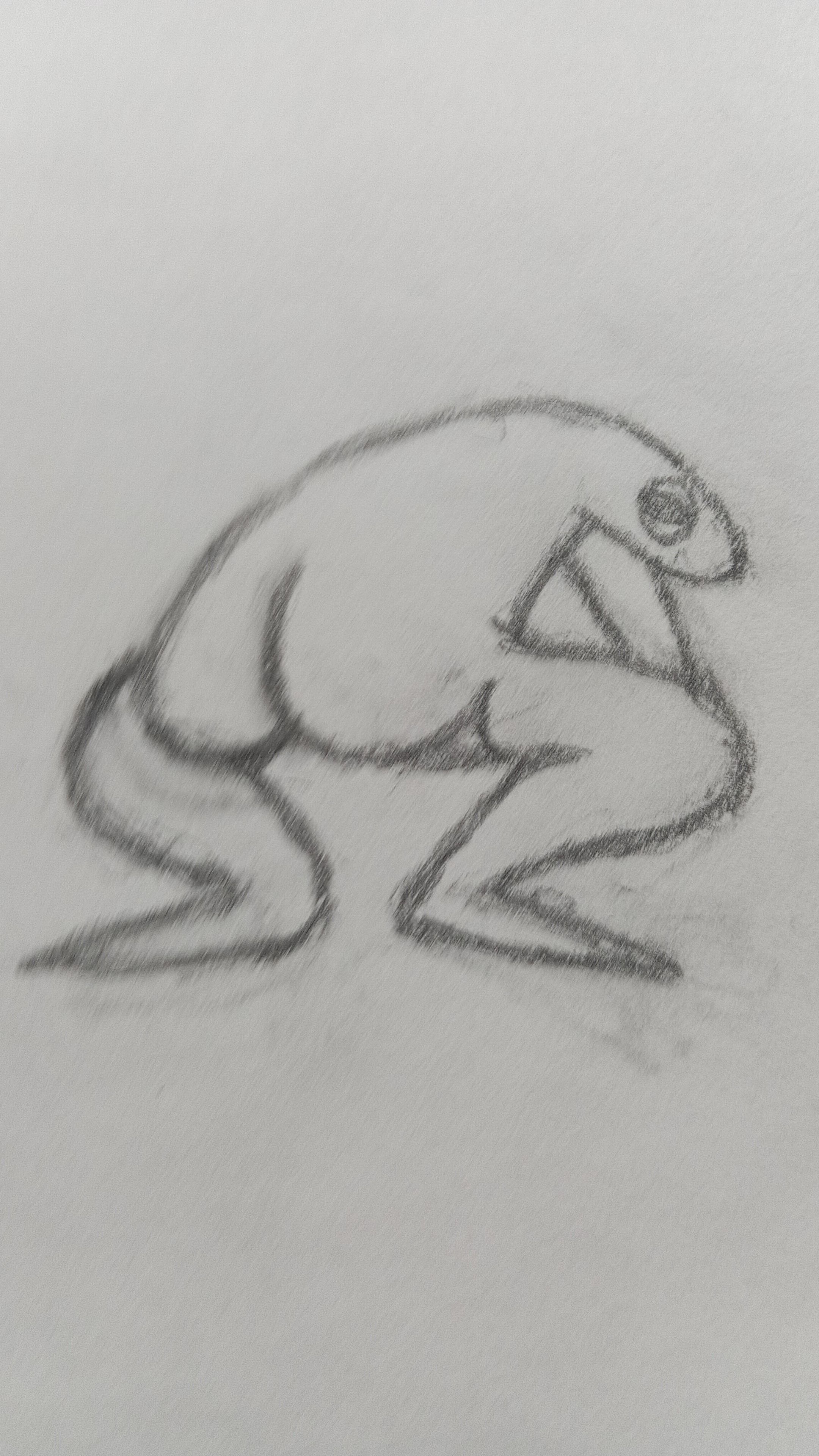 Witty Frog in a Comedic Pose