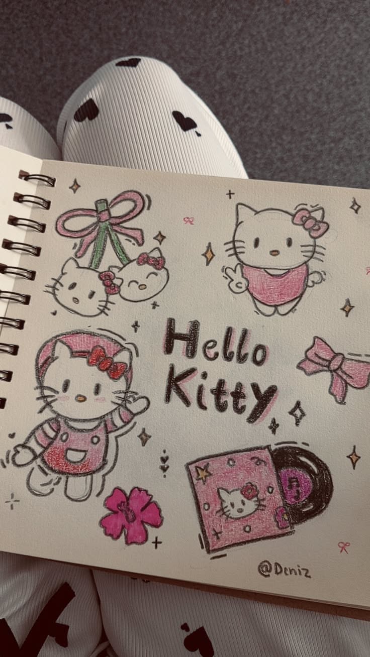 Adorable Cartoon Collection with Cute Poses and Accessories