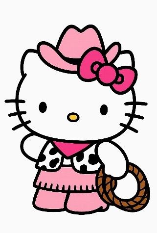 Adorable Cowgirl with a Hat and Lasso
