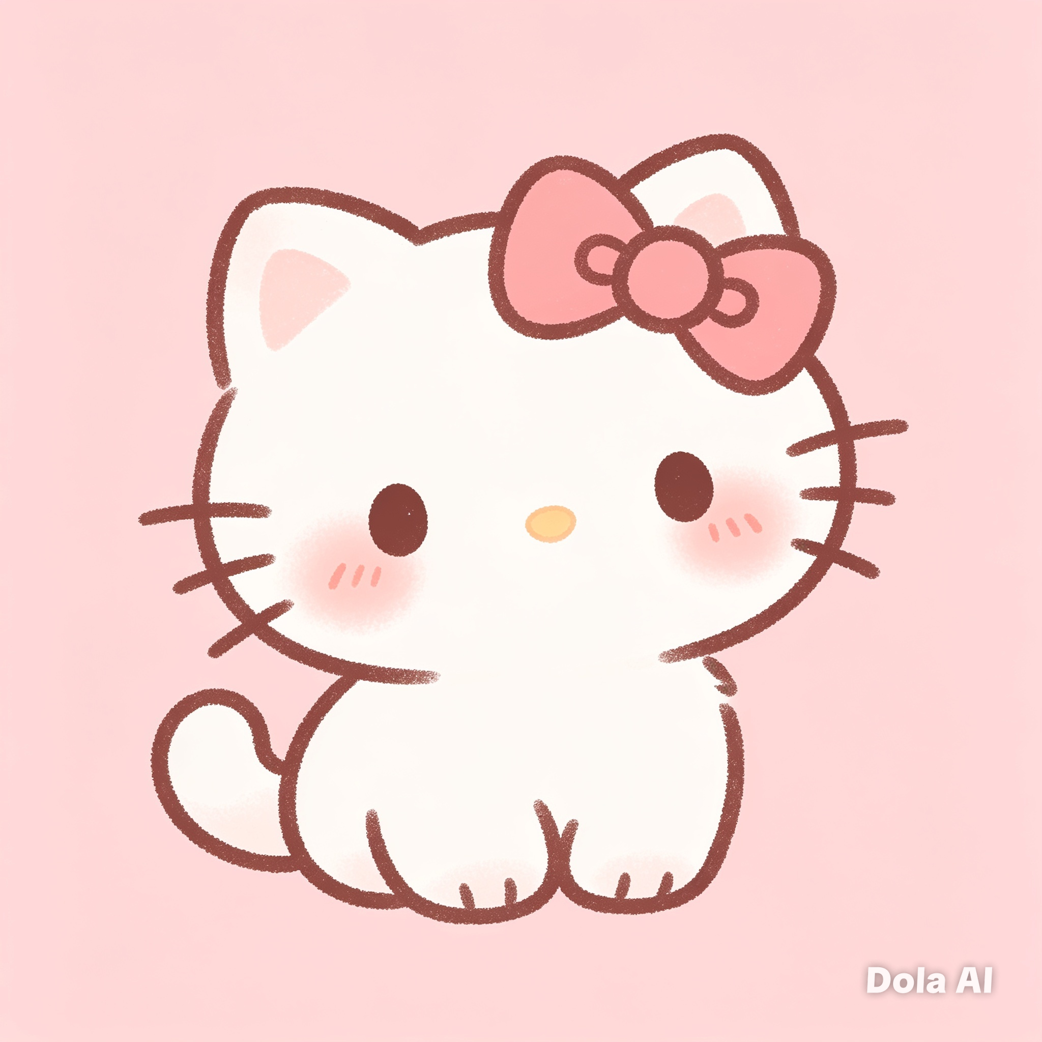 Adorable Sitting Pose with Bow