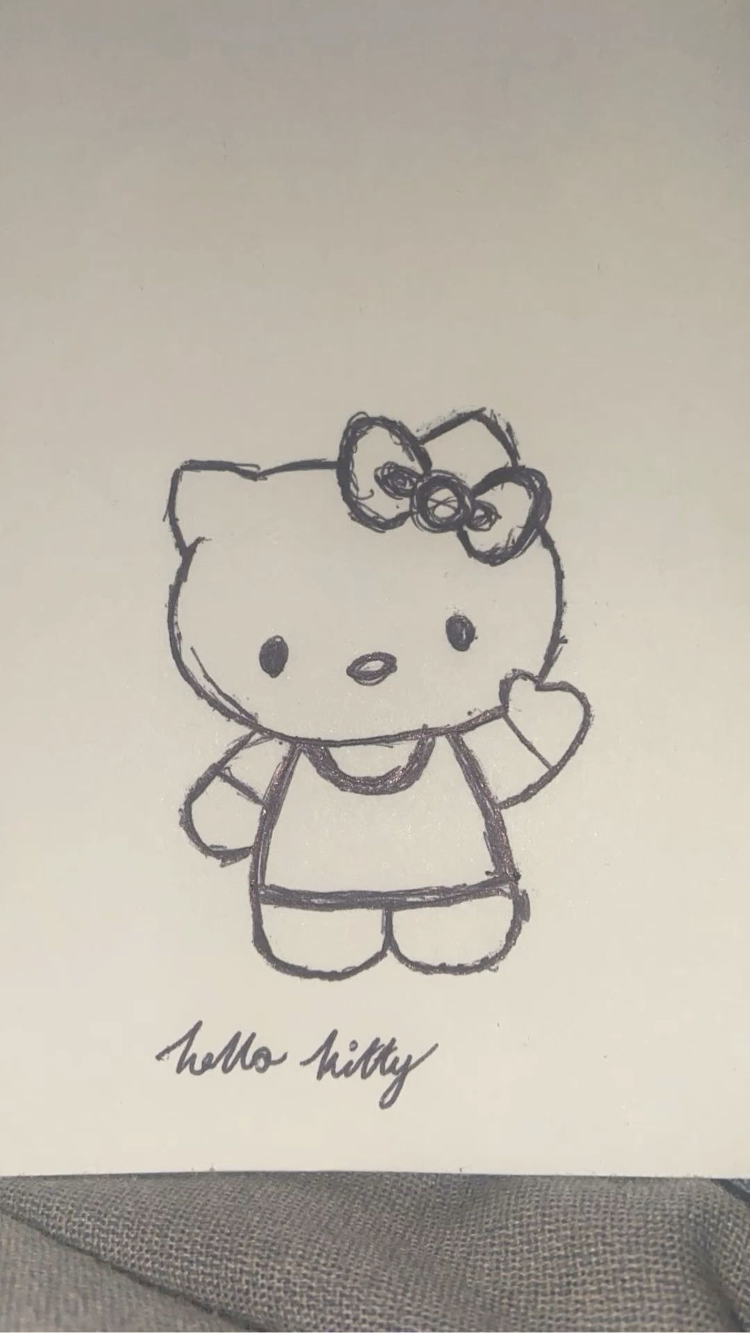 Adorable Standing Pose with Bow