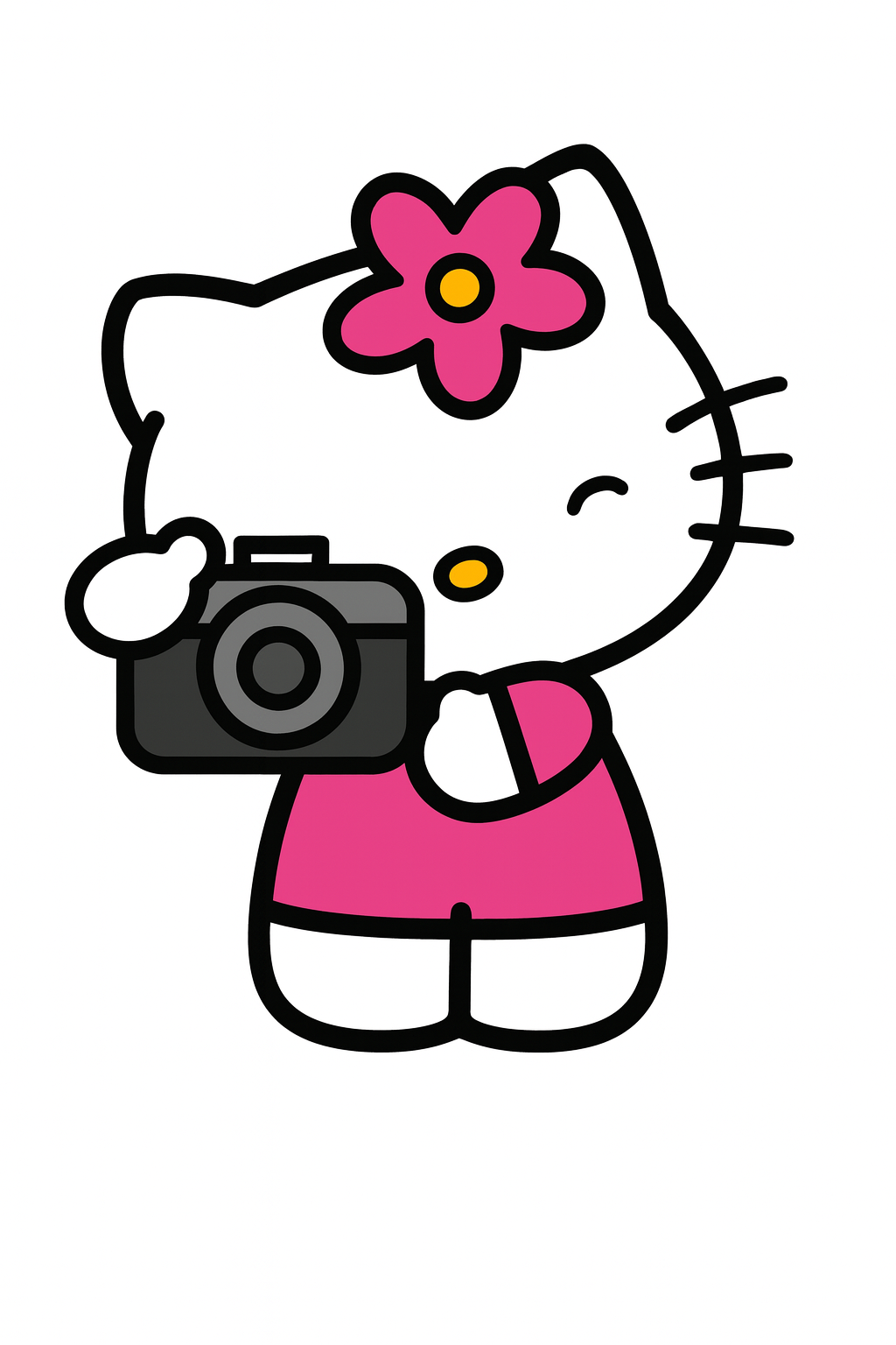 Hello Kitty Drawing: Capturing Memories with a Camera