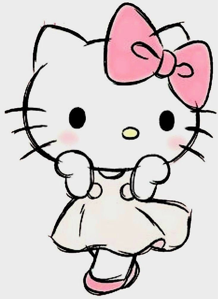Cute Pose in a Dress with Pink Bow