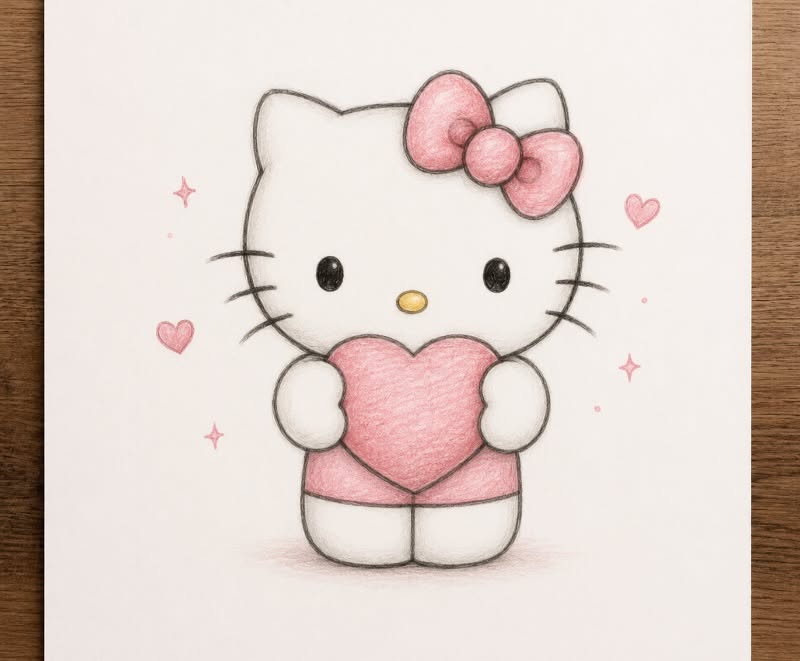 Holding a Heart with Love