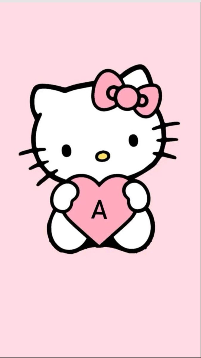 Holding Heart with Letter A