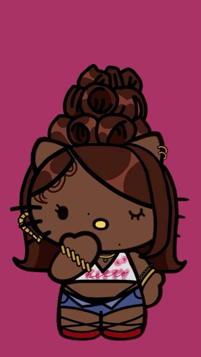 Stylish Character with Braided Hair and Accessories