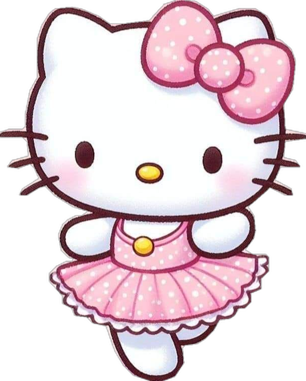 Twirling in a Pink Polka Dot Dress