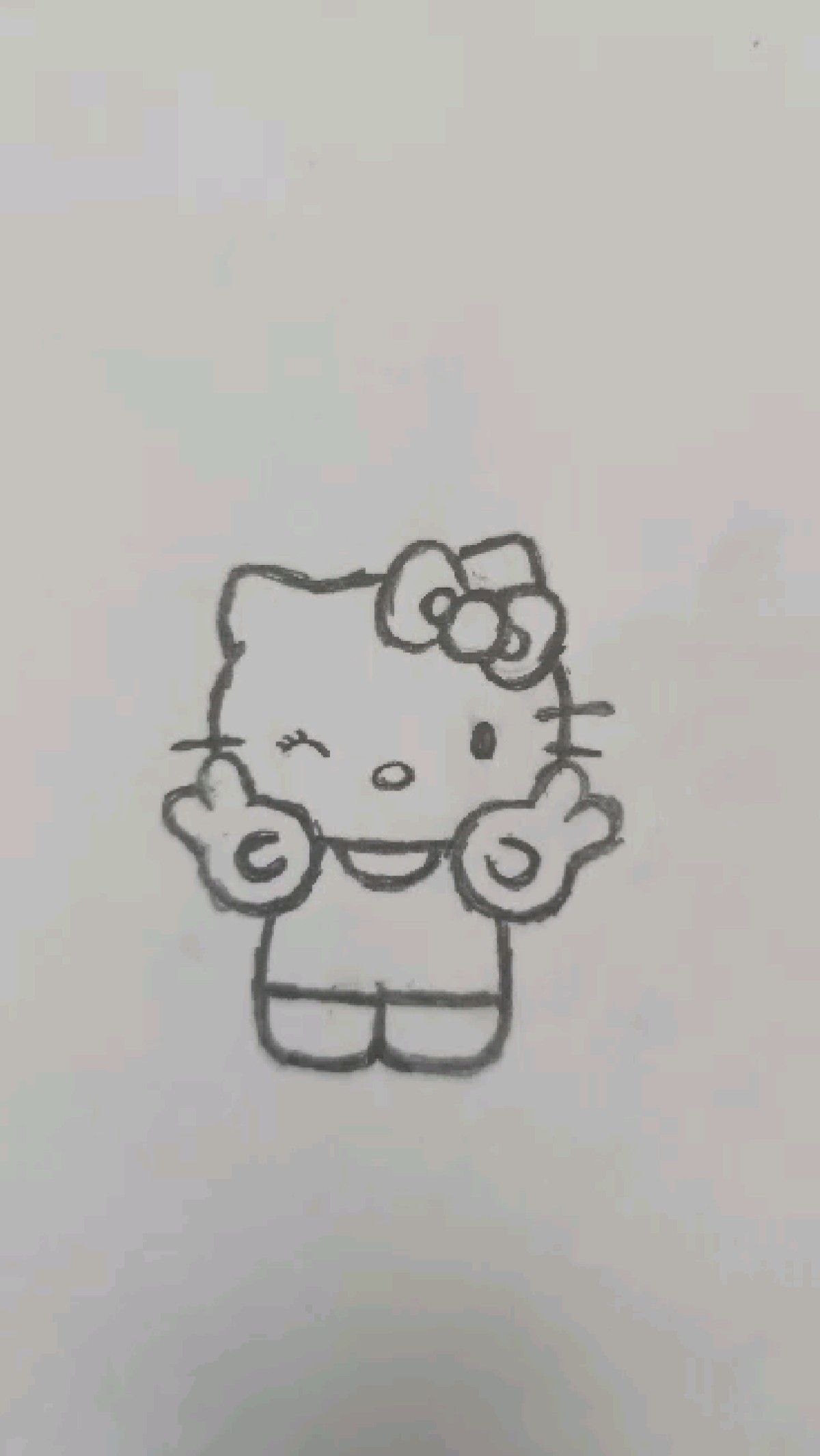 Winking with Adorable Gesture