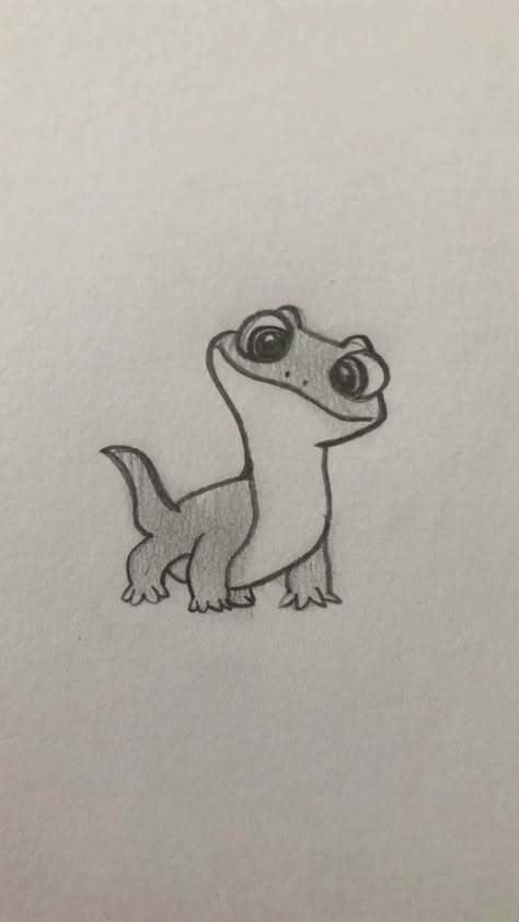 Adorable Cartoon Gecko