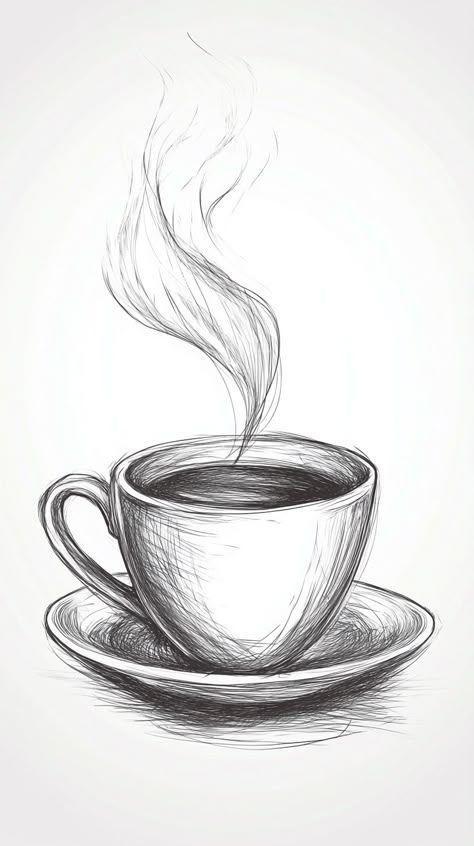 Cozy Coffee Cup with Steam