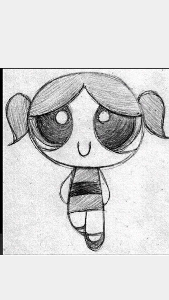 Cute Cartoon Character Sketch
