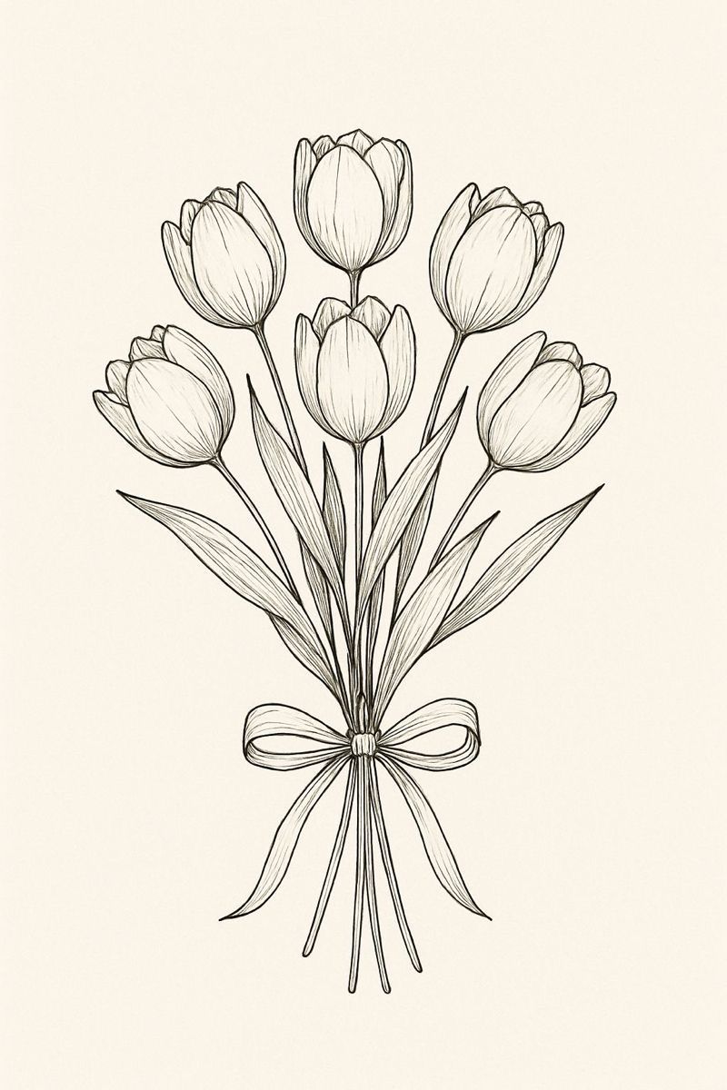 Elegant Tulip Bouquet