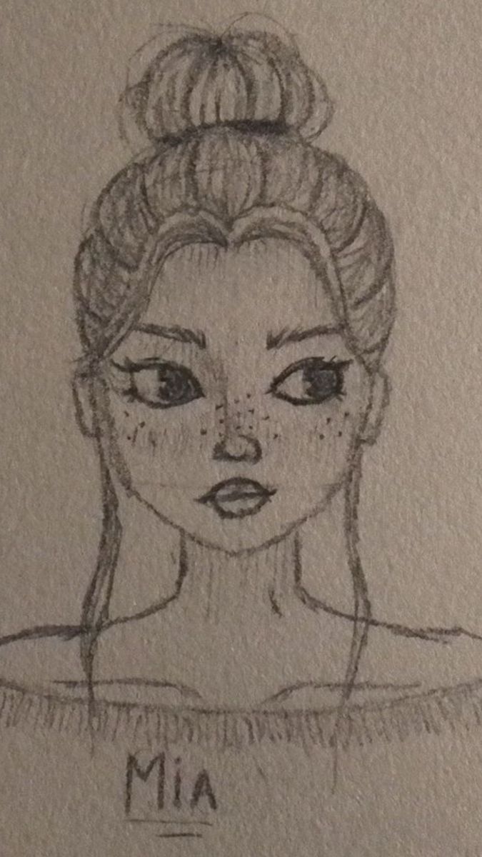Freckled Girl Portrait
