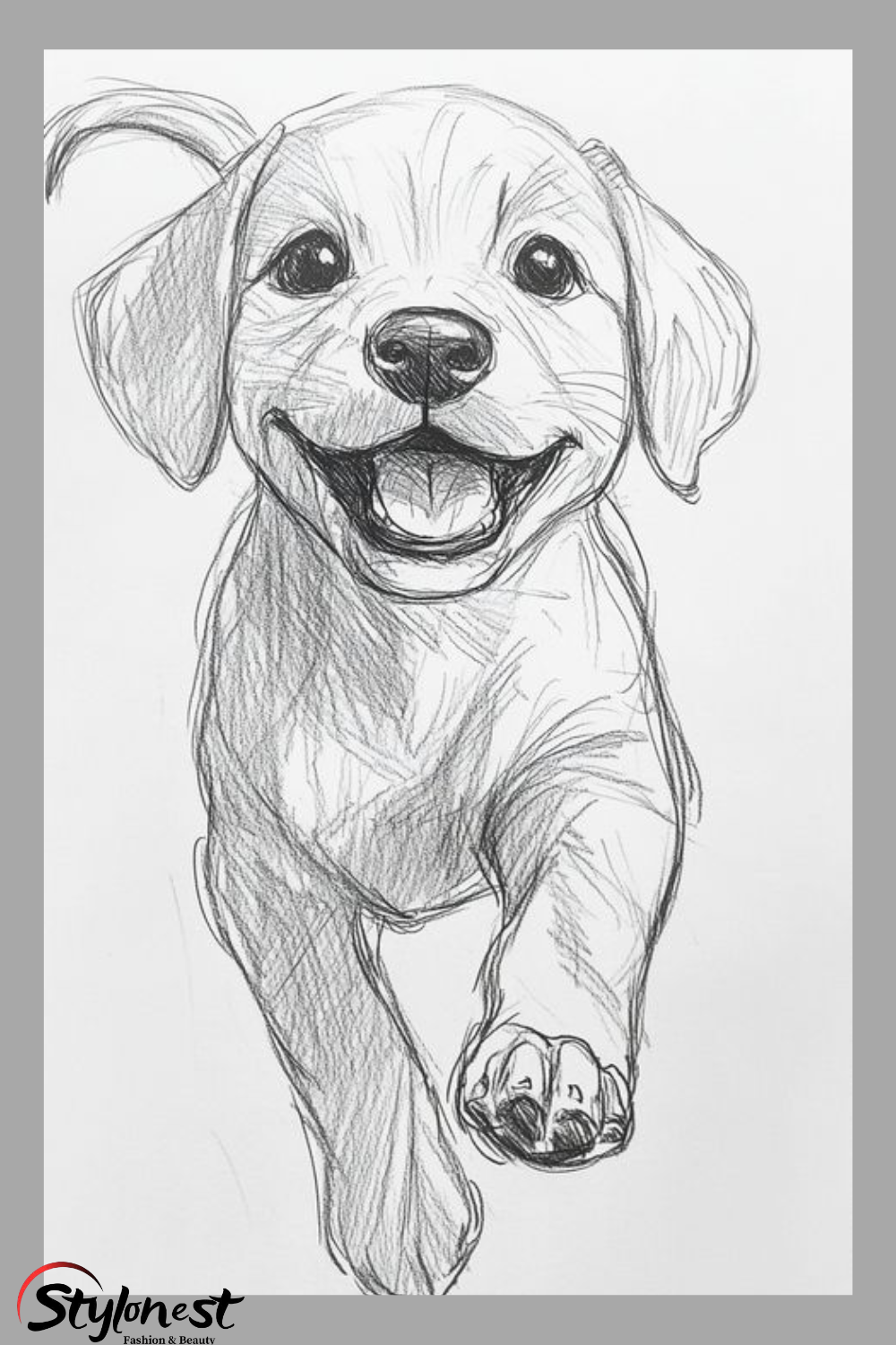 Happy Puppy Running