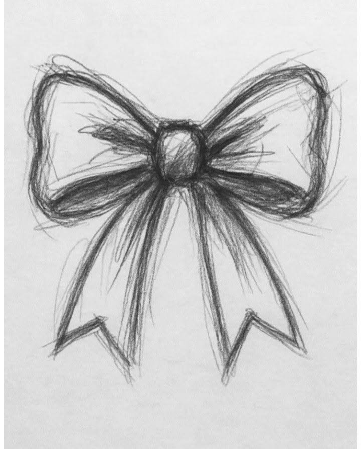 Adorable Bow Drawing