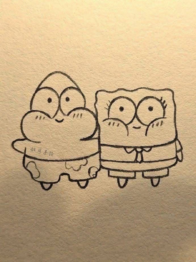 Adorable Cartoon Characters Drawing