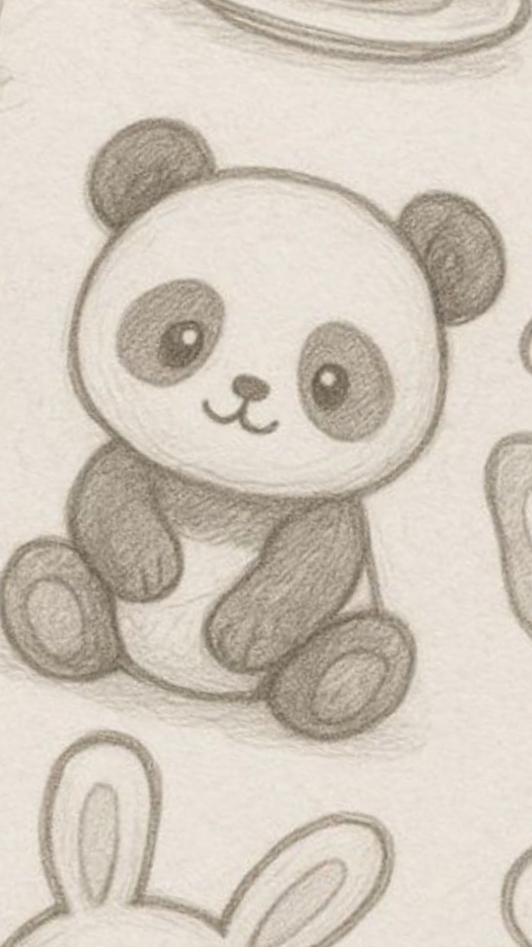 Adorable Panda Drawing