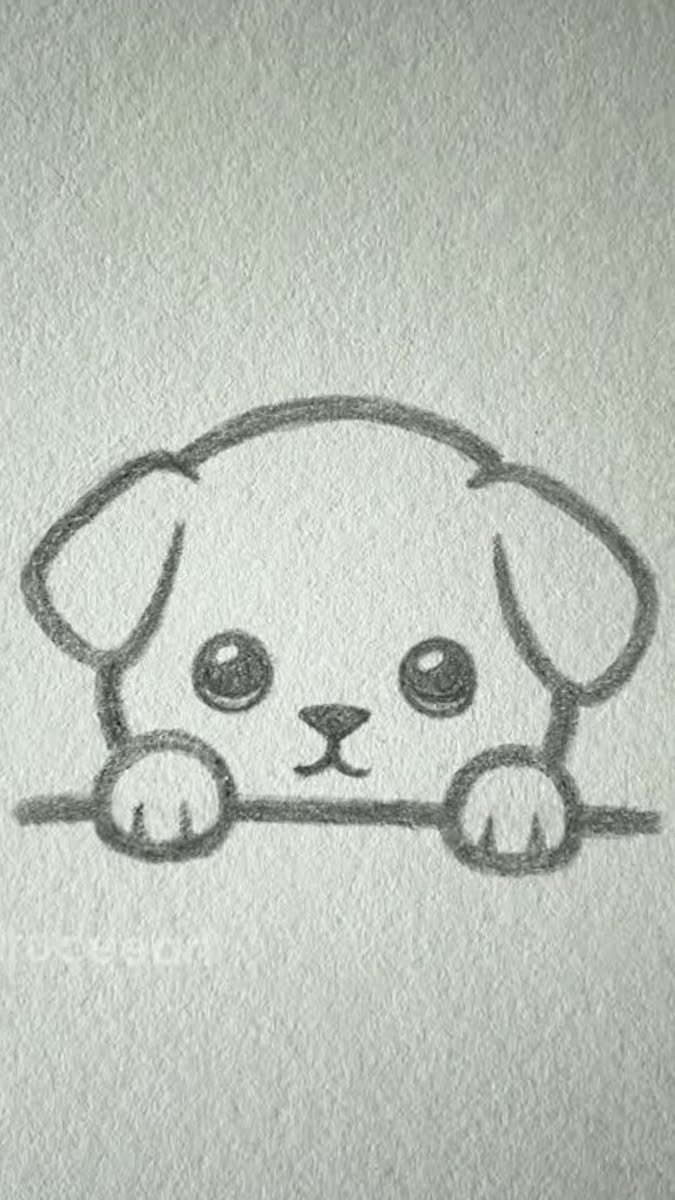 Adorable Puppy Doodle Drawing