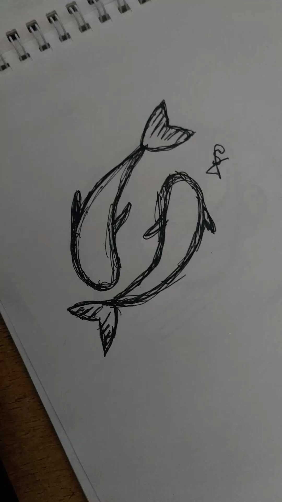 Cute Fish Drawing