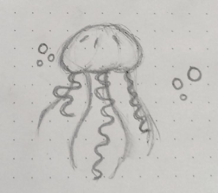 Cute Jellyfish Drawing
