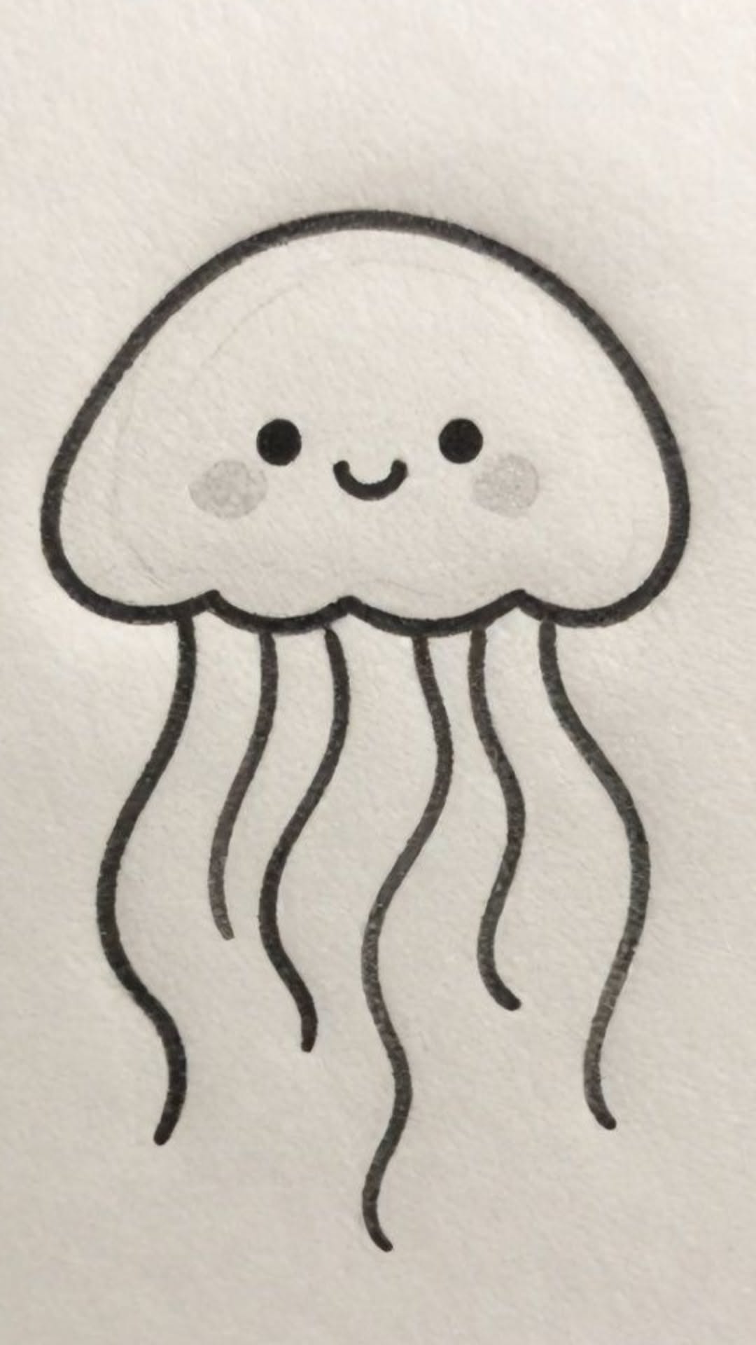 Cute Jellyfish Drawing