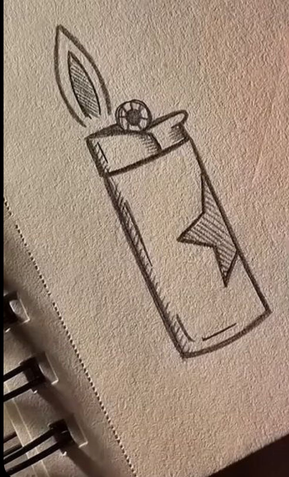 Sketches to Draw: Creative Lighter Design Sketch