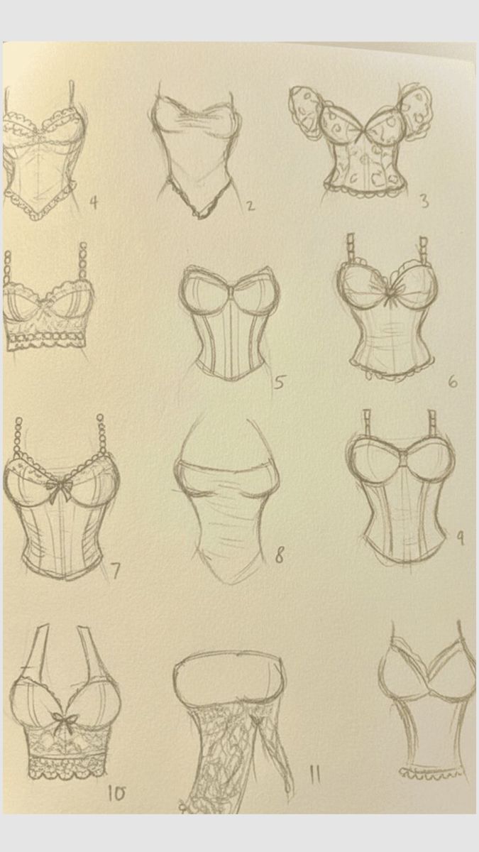 Elegant Lingerie Designs and Corsets