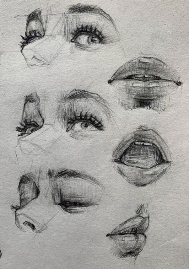 Expressive Facial Features with Eyes and Lips