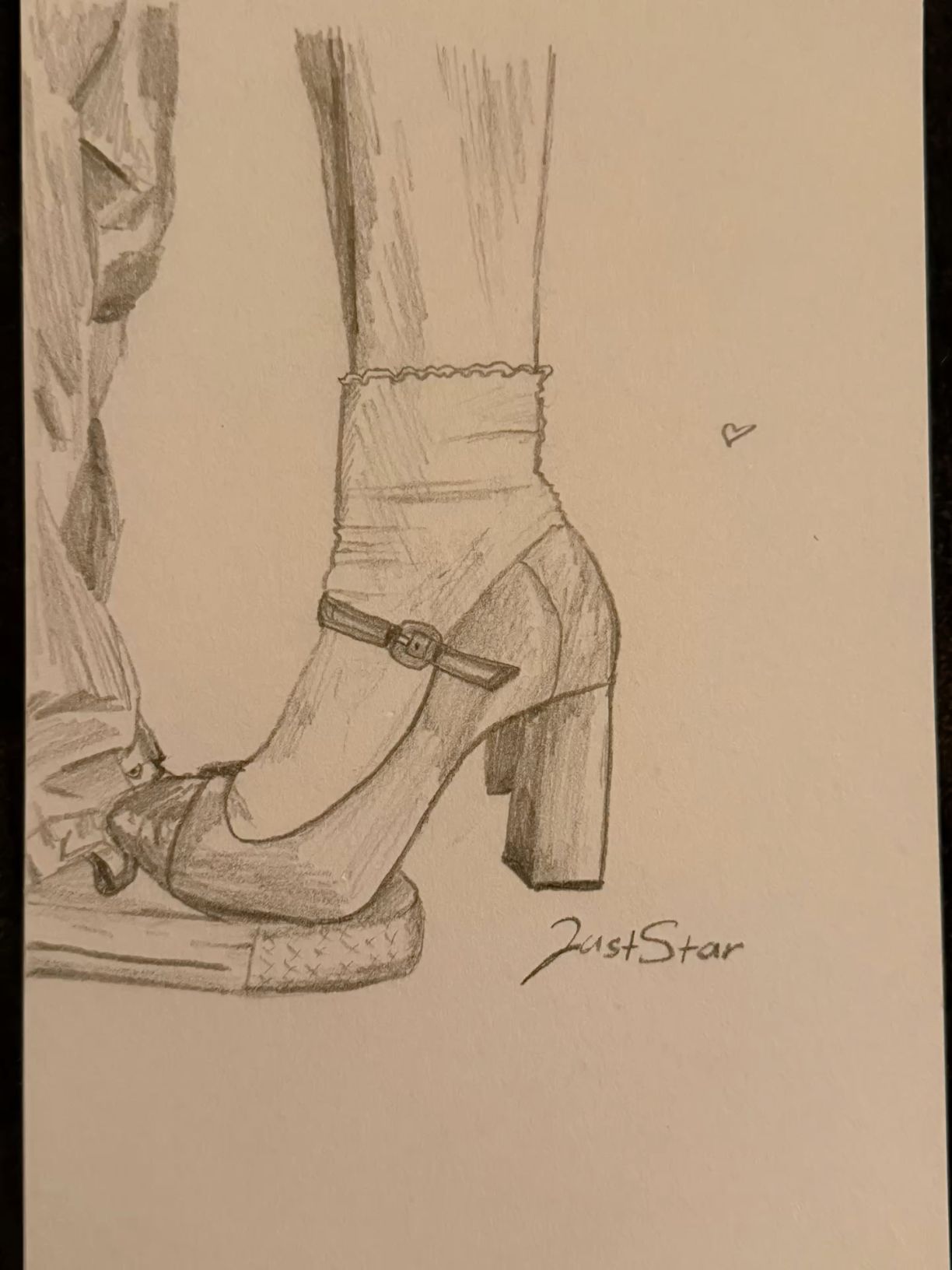 Stylish High Heel Shoe and Casual Sneaker Combination