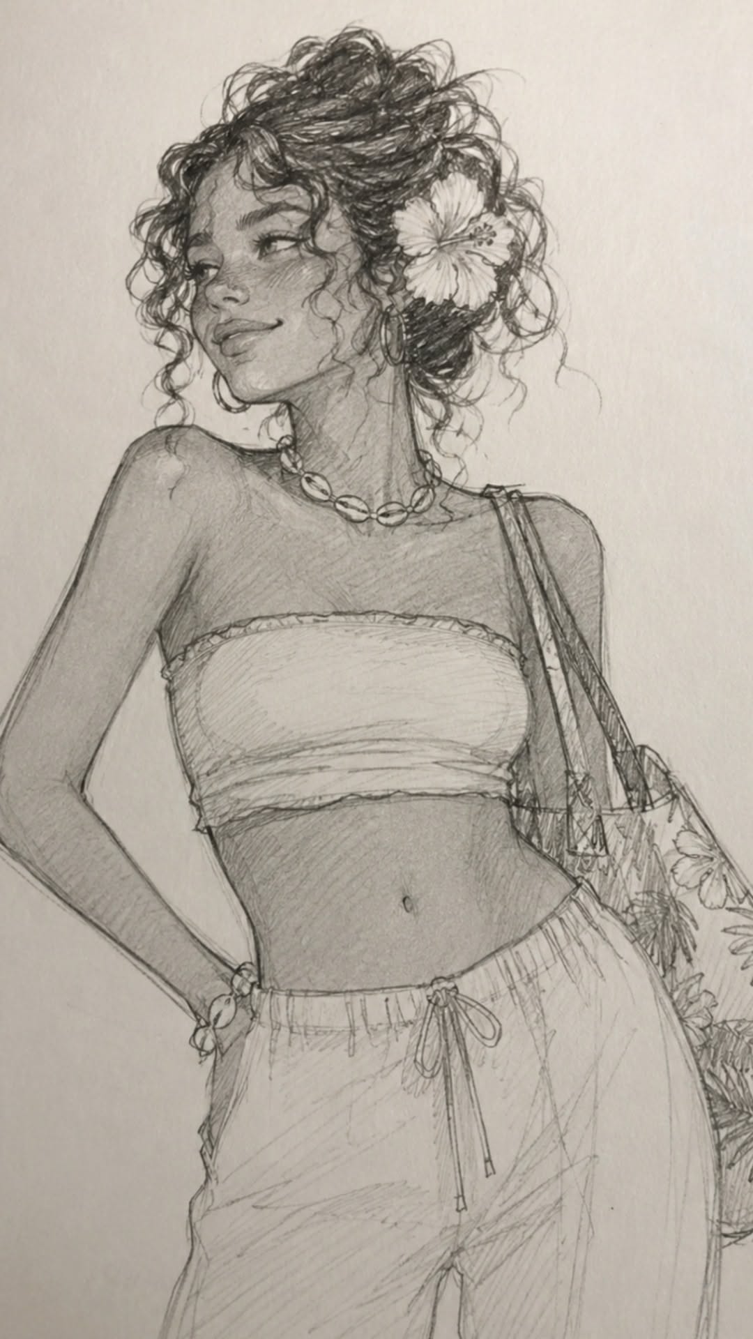 Stylish Summer Fashion Illustration