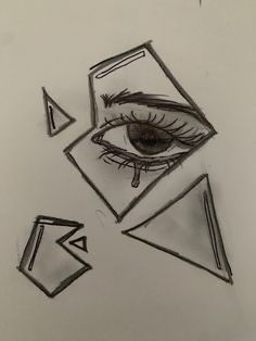Sketches to Draw: Unique Eye in Geometric Fragments Sketch