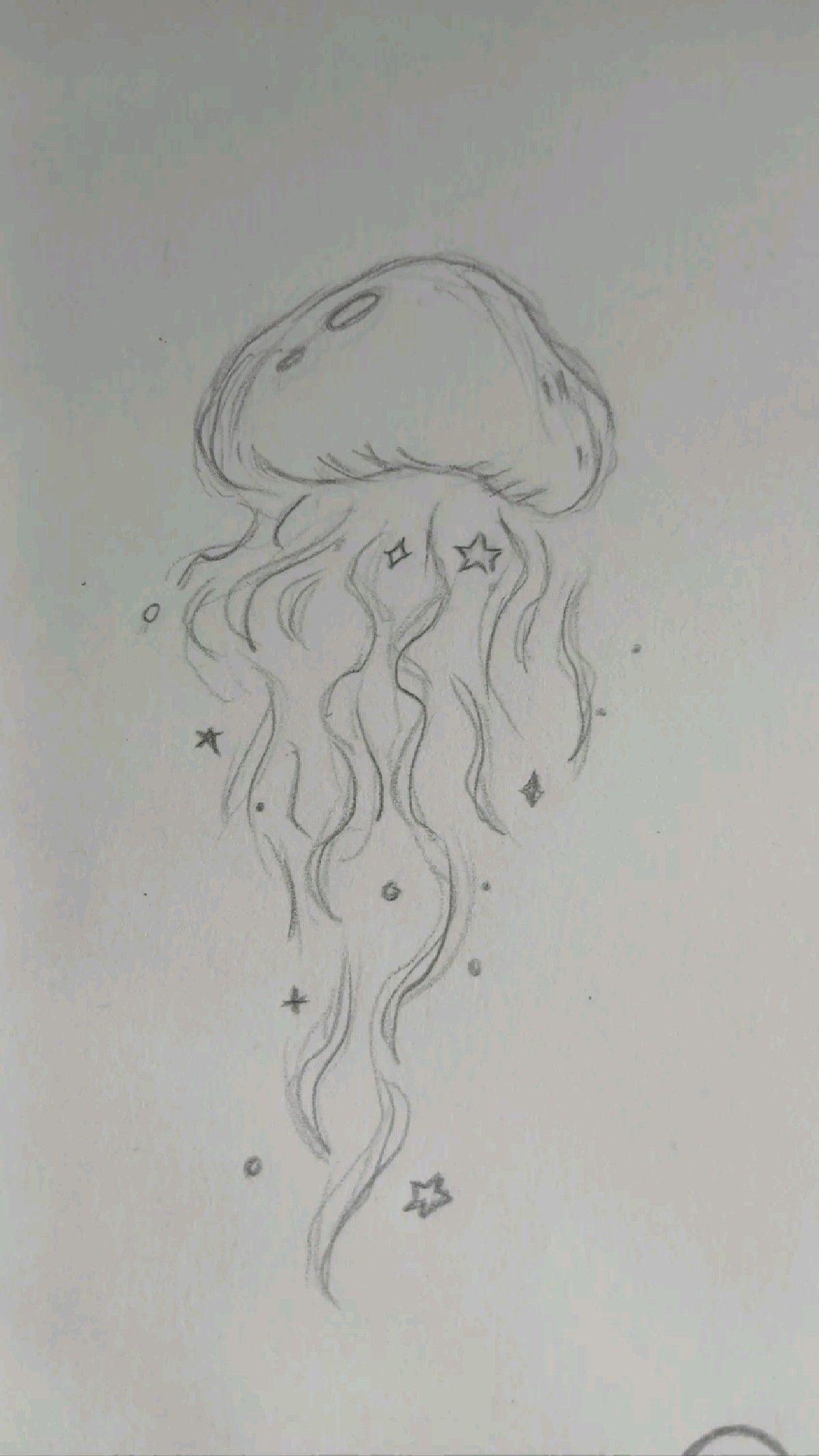 Whimsical Jellyfish with Stars