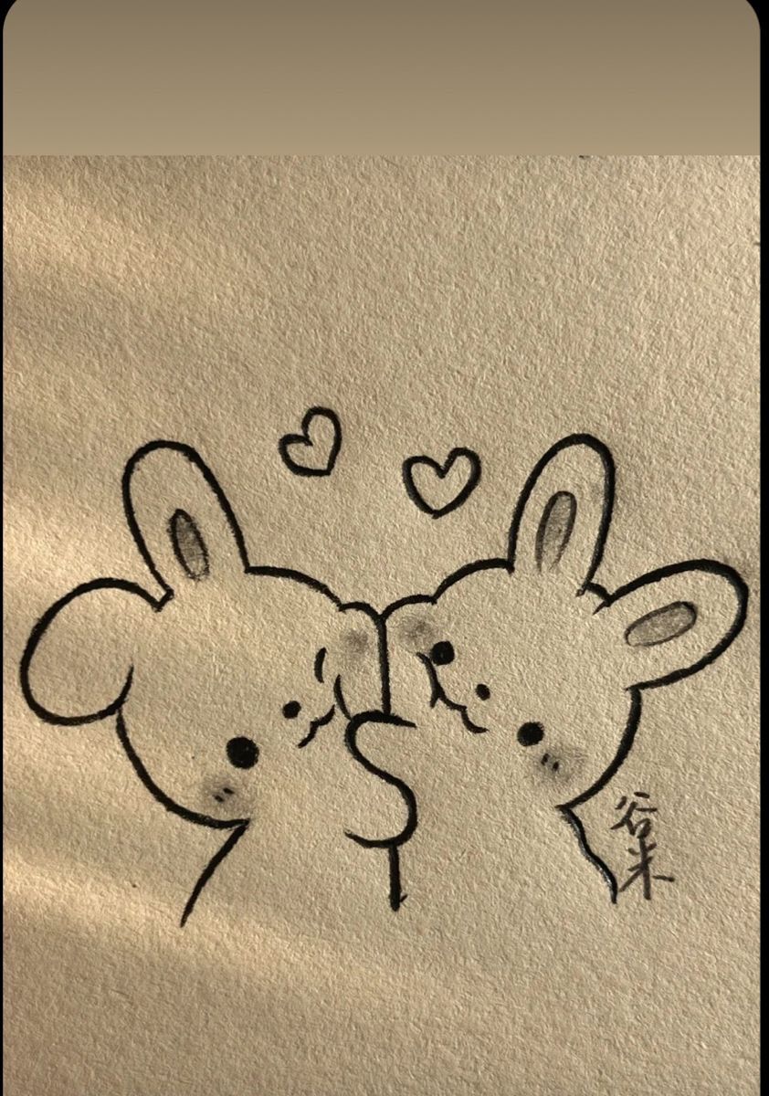 Adorable Bunnies Sharing a Sweet Moment