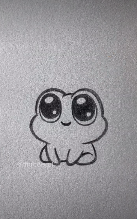 Adorable Frog with Big Eyes