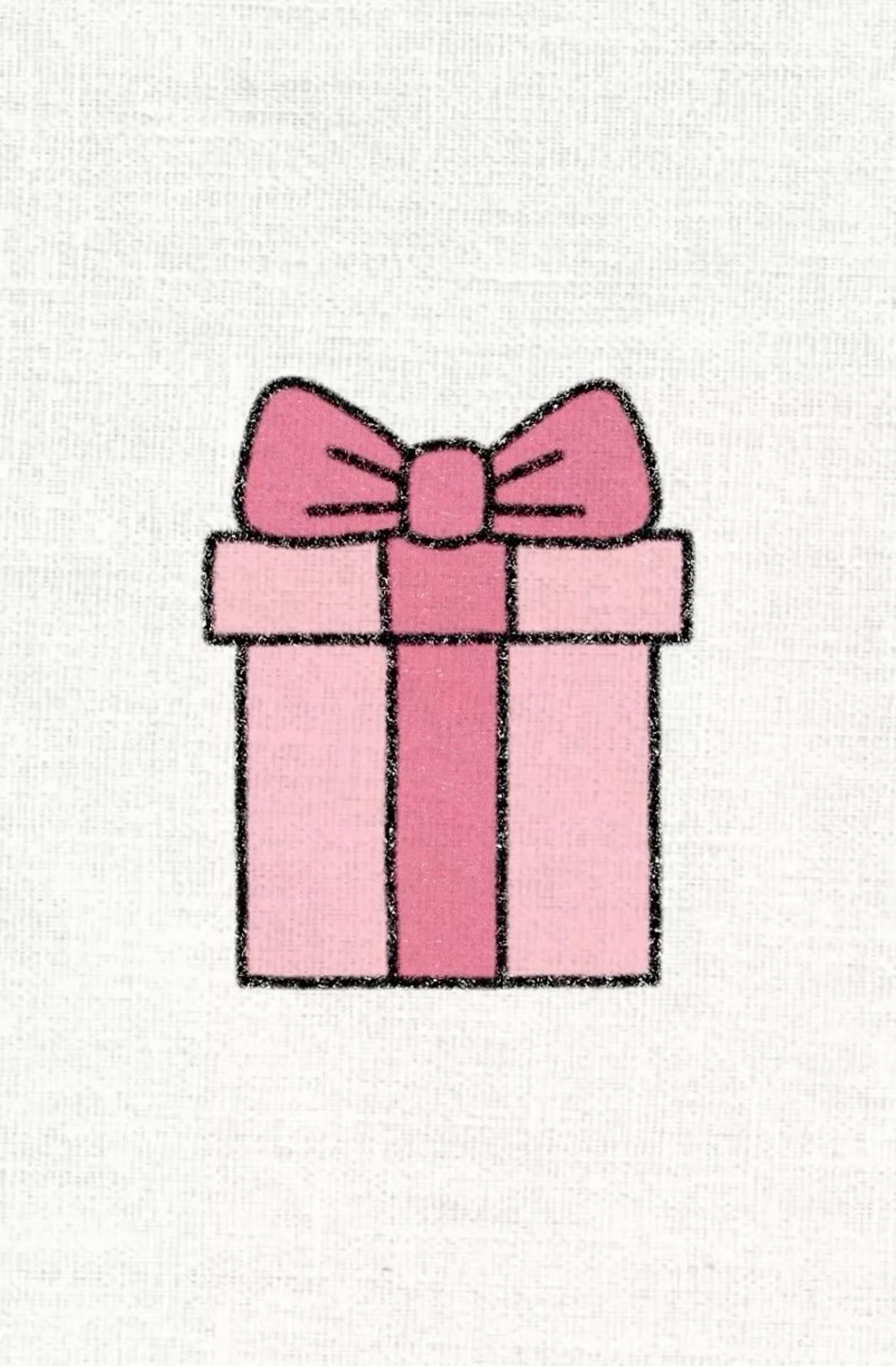 Adorable Pink Gift Box with Bow