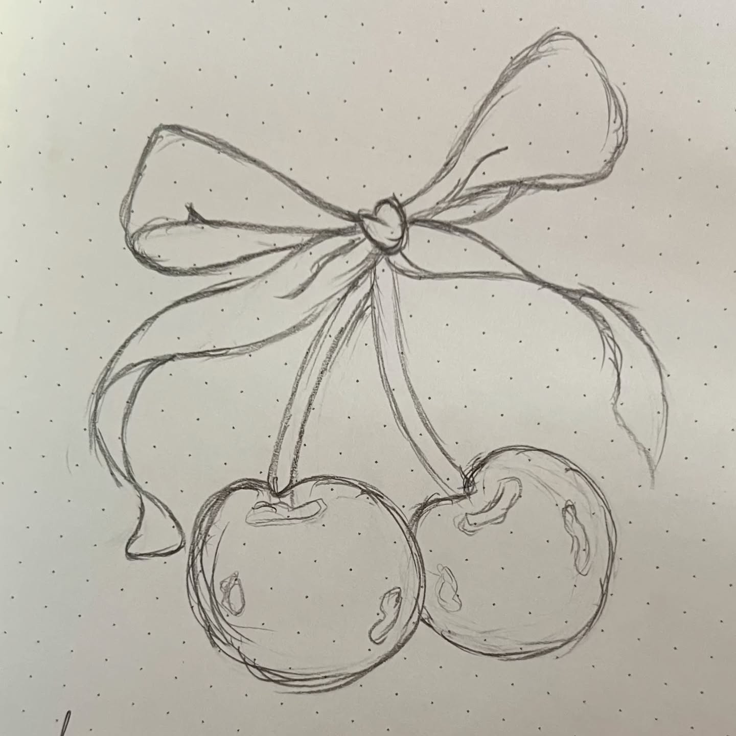 Charming Cherries with Bow