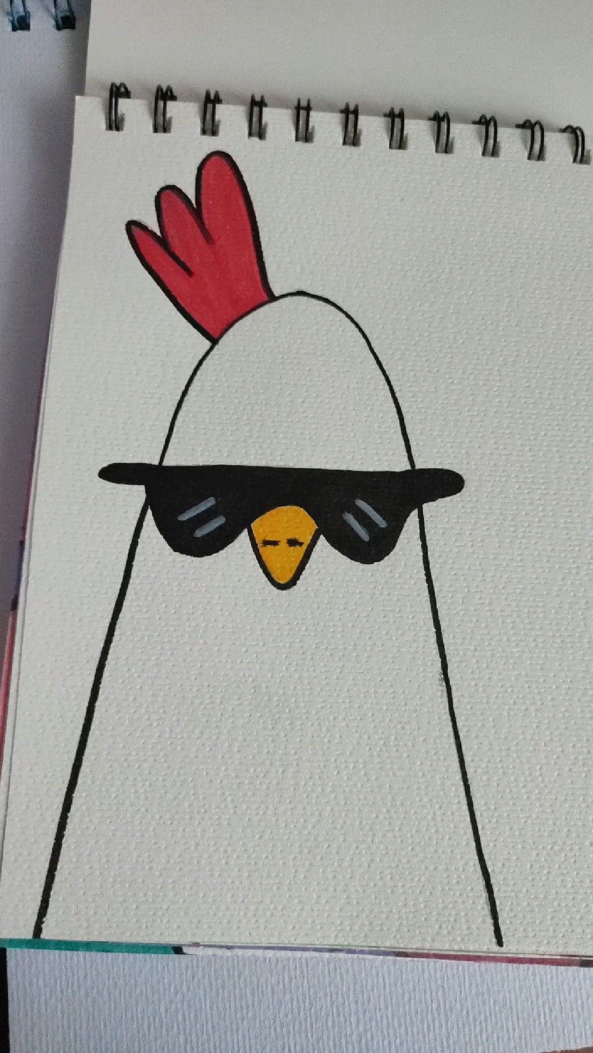 Cool Chicken Wearing Sunglasses