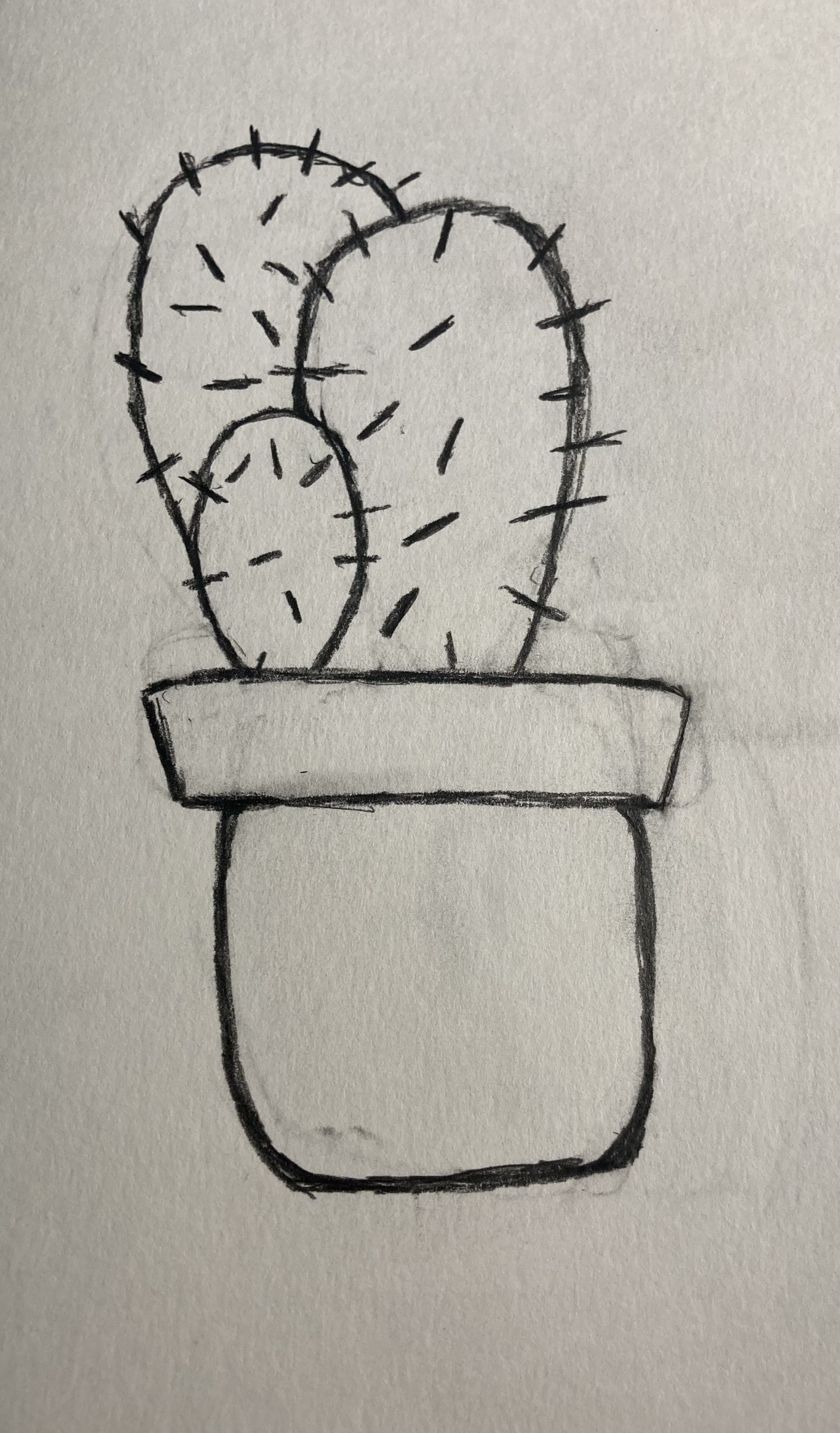 Cute Cactus in a Pot