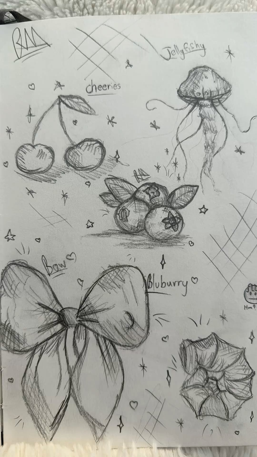 Cute Cherries, Jellyfish, and Bow Designs